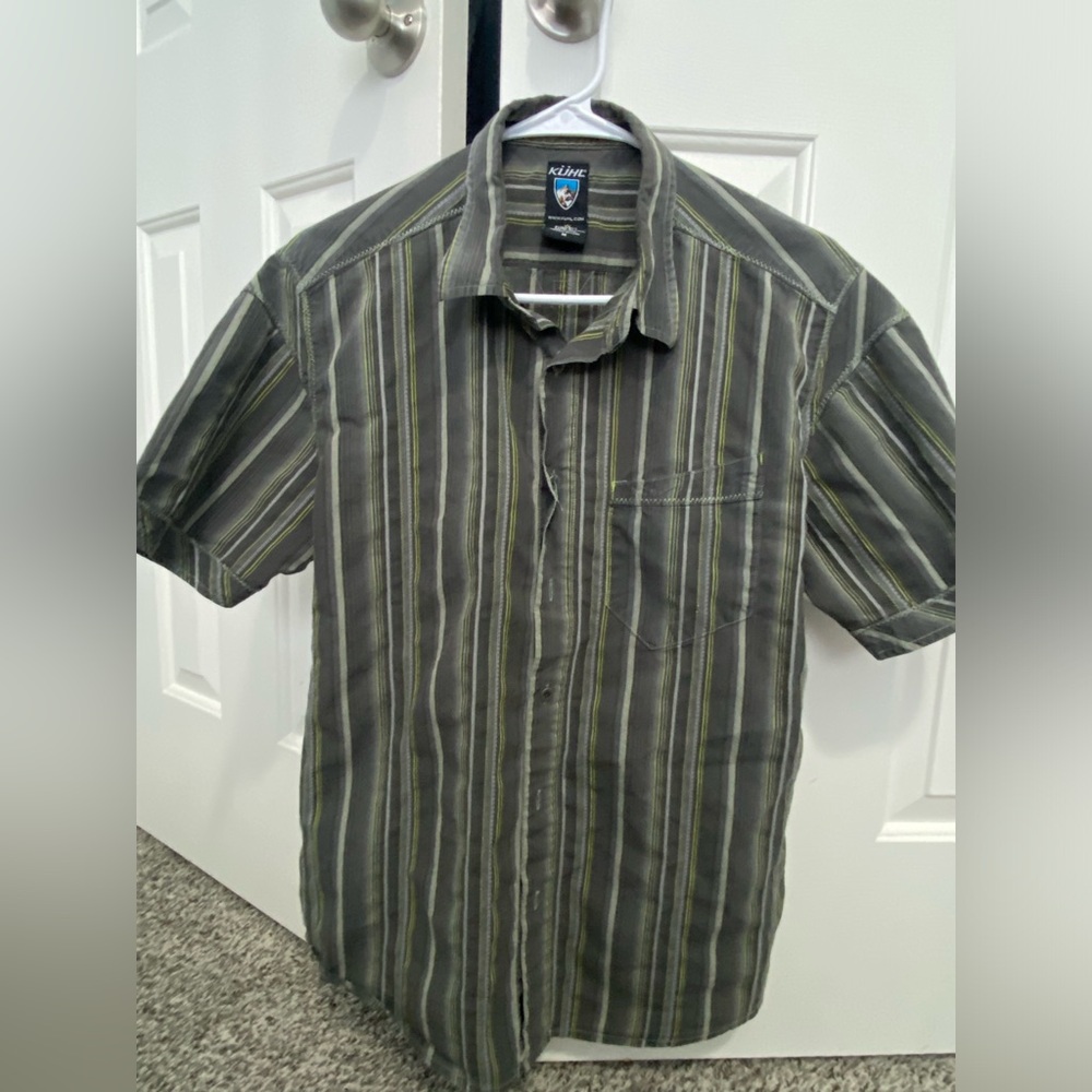M Kuhl Button Up Shirt Suncel Tech